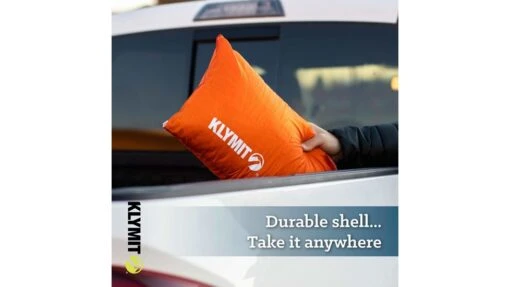 Klymit Drift Car Camp Pillow -Outlet Camping Store opplanet klymit drift car camp pillow orange regular 12dror01c usage 2