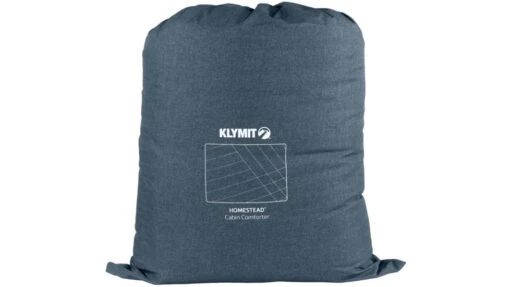 Klymit Homestead Cabin Comforter 2 Person Blanket -Outlet Camping Store opplanet klymit homestead cabin comforter 2 person blanket blue large 13hcbl01d av 3