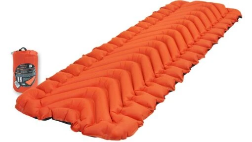 Klymit Insulated Static V Sleeping Pad -Outlet Camping Store opplanet klymit insulated static v sleeping pad orange regular 06ivor02c av 1 1