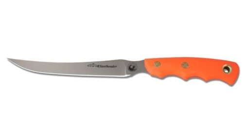 Knives Of Alaska Steelheader 440C Fillet Knife, Suregrip Handle -Outlet Camping Store opplanet knives of alaska steelheader 440c fillet knife suregrip handle hunters orange 00316fg main