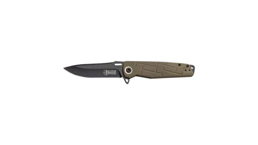 Elite Tactical Readiness Spring Assisted Knives -Outlet Camping Store opplanet master cutlery mc elite tactical readiness 3 5 drop point fldr fde blk