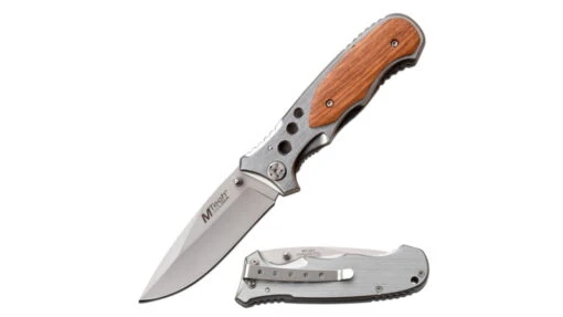 Mtech Drop Point Manual Folding Knife -Outlet Camping Store opplanet mtech drop point manual folding knife 3 25 in 3cr13 stainless steel stainless steel light brown mt 423rw main