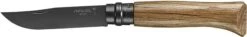 Opinel No. 8 Folding Knife -Outlet Camping Store opplanet opinel black oak folding knife no 8 3 35in w virobloc 12c27 sandvik ss oak handle wood 002172 main