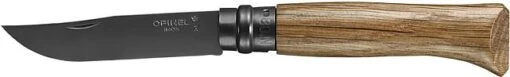 Opinel No. 8 Folding Knife -Outlet Camping Store opplanet opinel black oak folding knife no 8 3 35in w virobloc 12c27 sandvik ss oak handle wood 002172 main