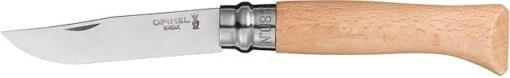 Opinel No. 8 Folding Knife -Outlet Camping Store opplanet opinel no 08 stainless steel 000405 main