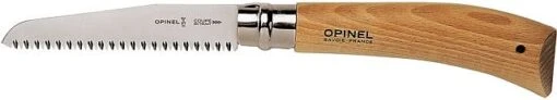 Opinel No.12 Stainless Steel Folding Saw -Outlet Camping Store opplanet opinel saw folding knife no 12 5in w virobloc carbon steel w anti corrosion coating beechwood handle wood 165126 main