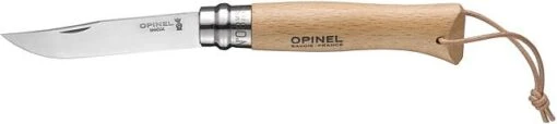 Opinel No. 7 Folding Knife -Outlet Camping Store opplanet opinel stainless steel folding knife with leather lace no 8 4 3 8in natural varnished beechwood handle 001321 main