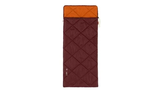 Outdoor Products 40F Extra Large Sleeping Bag With Pillow -Outlet Camping Store opplanet outdoor products 40f extra large sleeping bag w pillow orange maroon 50034 av 2