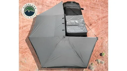 Overland Vehicle Systems Nomadic 270 Driver Roof Top Awning -Outlet Camping Store opplanet overland vehicle systems nomadic 270 driver roof top awning w bracket kit and extended poles 19519908 av 14