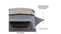 Overland Vehicle Systems Nomadic Extended Roof Top Tent - 3+ Person, 4 Season -Outlet Camping Store opplanet overland vehicle systems nomadic extended roof top tent w green rain fly 3p 4s 18139936 av 2