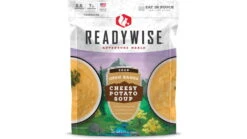 ReadyWise Open Range Cheesy Potato Soup -Outlet Camping Store opplanet readywise 6 ct case open range cheesy potato soup white 8 x 11 25 x 9 75 rw05 010 av 1