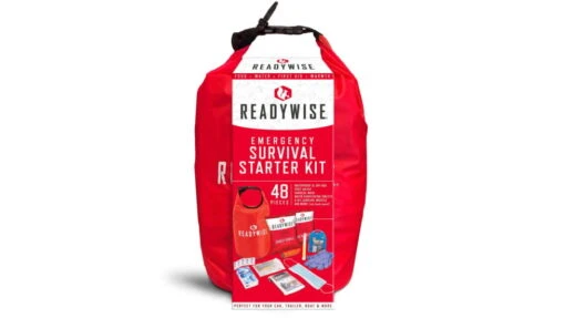 ReadyWise Emergency Survival Starter Kit -Outlet Camping Store opplanet readywise emergency survival starter kit 14 servings black 6 x 7 5 x 13 rw01 634gsg main