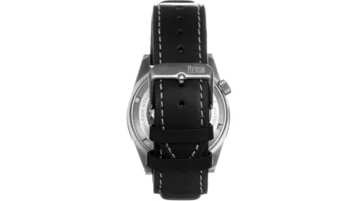 Reign Francis Leather-Band Watch W/Date -Outlet Camping Store opplanet reign francis leather band watch w date black one size reirn6302 av 1