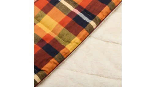 Rumpl Flannel Sherpa Blanket -Outlet Camping Store opplanet rumpl flannel sherpa blanket autumn plaid throw tnts ap1 t av 1