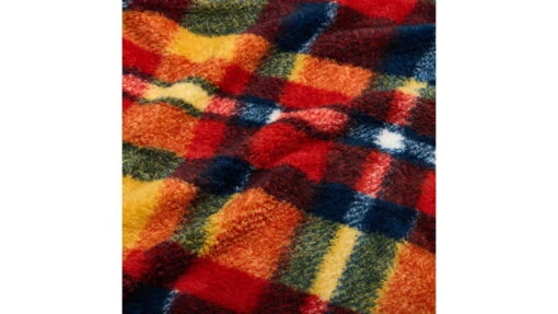 Rumpl Sherpa Fleece Blanket -Outlet Camping Store opplanet rumpl sherpa fleece blanket autumn plaid throw tsfp ap1 t av 1