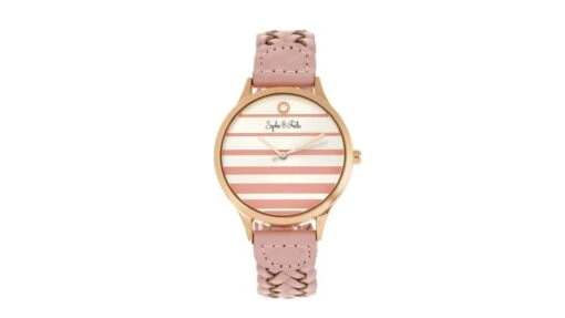 Sophie And Freda Sophie & Freda Tucson Leather Band Watches - Women's -Outlet Camping Store opplanet sophie and freda tucson leather band watch w swarovski crystals rose gold pink one size safsf4506 main