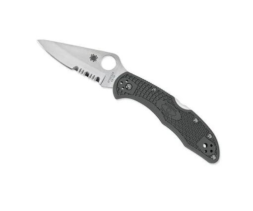 Spyderco Delica 4 -Outlet Camping Store opplanet spyderco delica4 foliage green frn handle vg 10 ps blade fold knife c11psfg main