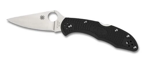 Spyderco Delica 4 -Outlet Camping Store opplanet spyderco delica4 lightweight black frn flat ground plainedge c11fpbk main