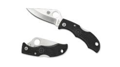 Spyderco Ladybug3 4.4in Black Folding Knife -Outlet Camping Store opplanet spyderco ladybug3 black frn handle fe fold knife lbkp3 v1