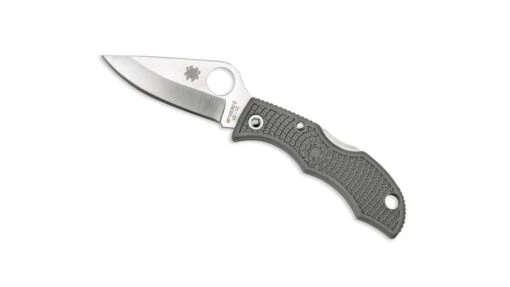 Spyderco Ladybug3 4.4in Black Folding Knife -Outlet Camping Store opplanet spyderco ladybug3 foliage green frn handle fe blade fold knife lfgp3 main