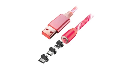 Statik GloBright Universal Light-Up Charge Cable -Outlet Camping Store opplanet statik statik globright universal light up charge cable 3ft 1m red pup 0251 red av 3