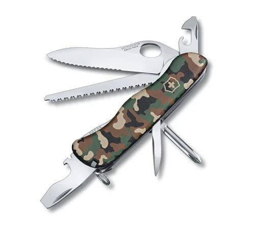 Victorinox Swiss Army One Hand Trekker -Outlet Camping Store opplanet victorinox one hand trekker swiss army knives camo 111mm 0 8463 mw94 x1 main